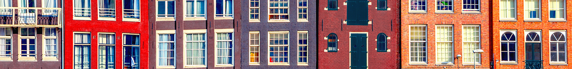 Canal Houses in Amsterdam, Netherlands